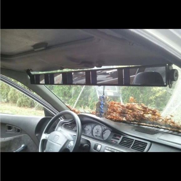 Black Multi-Panel Rearview Mirror - Picture 3 of 3